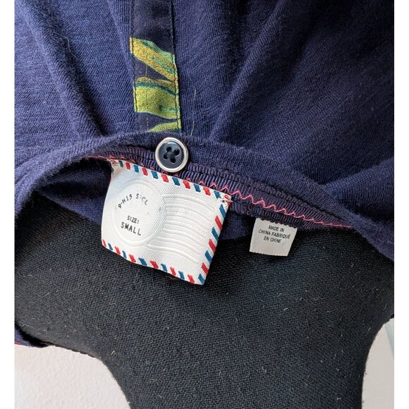 Anthropologie Postmark Lillie Floral Front Navy Back Tank OB539727 - S‎ - Picture 4 of 10